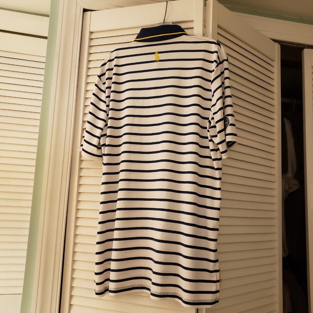 Womens Ralph Lauren Polo Golf Large 100 Anniversary Bellerive PGA Golf Shirt - Picture 8 of 12